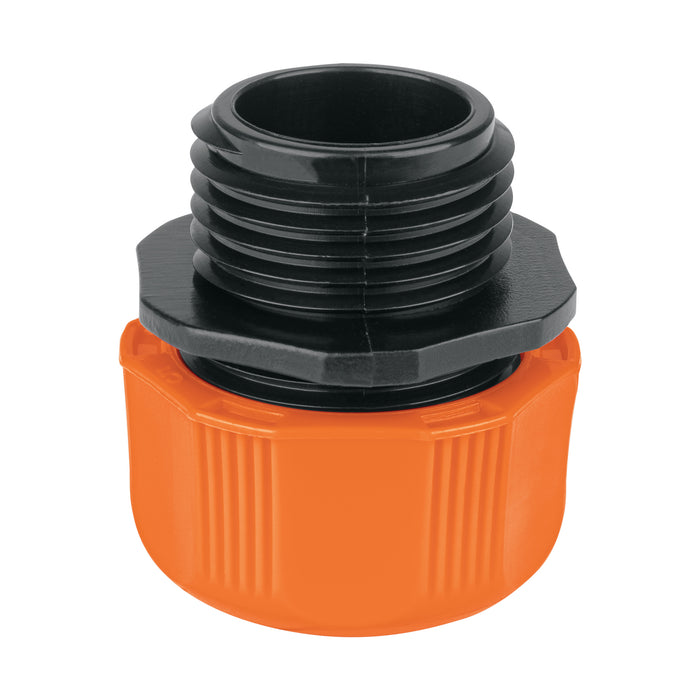 Conector 1/2' macho de ABS con tuerca de ajuste manual Código: 103060