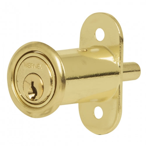 Cerradura para mueble, modelo 20, latón, Hermex 43569 CM-20L