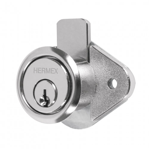 Cerradura para mueble, modelo 21, cromo, Hermex 43558 CM-21C