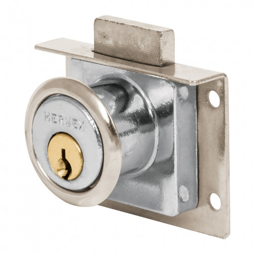Cerradura para mueble, modelo 24, cromo, Hermex 43557 CM-24C