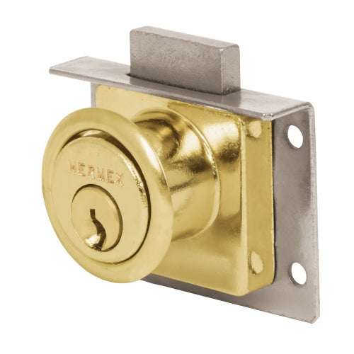 Cerradura para mueble, modelo 24, latón, Hermex 43565 CM-24L