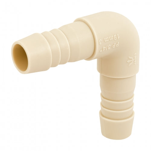 Codo 90° inserción de 3/4' de polipropileno, Foset 48563 CM-563