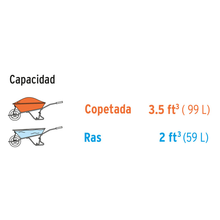 Concha para carretillas CAP-35NB, CAP-35FB y CAP-35SB,Pretul 20681 CO-3.5R