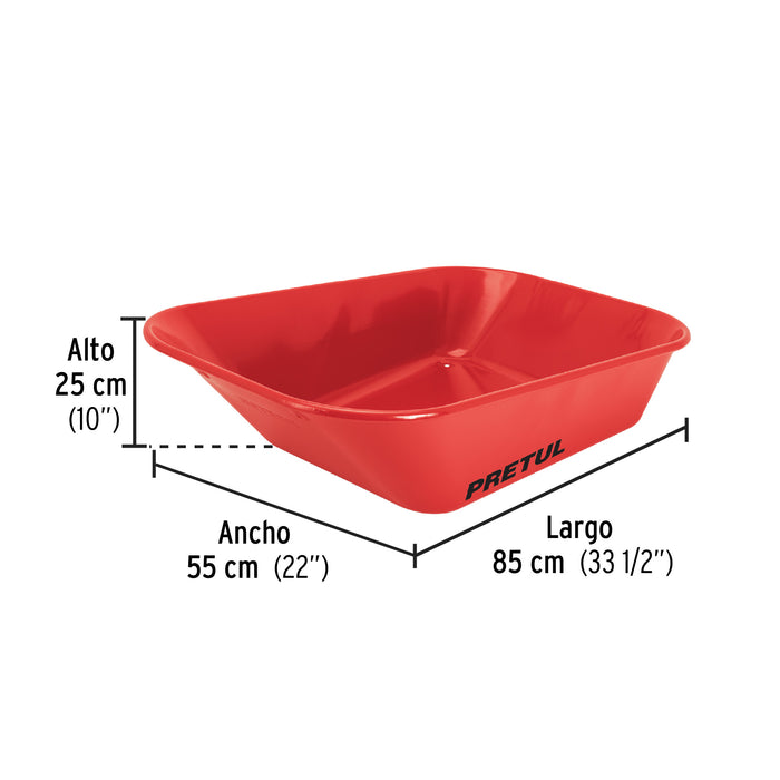 Concha para carretillas CAP-35NB, CAP-35FB y CAP-35SB,Pretul 20681 CO-3.5R