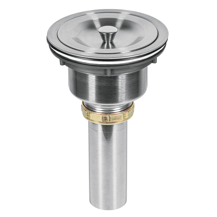 Contracanasta 3-1/2' inox, cuerpo profundo,con tapa, Riviera 46629