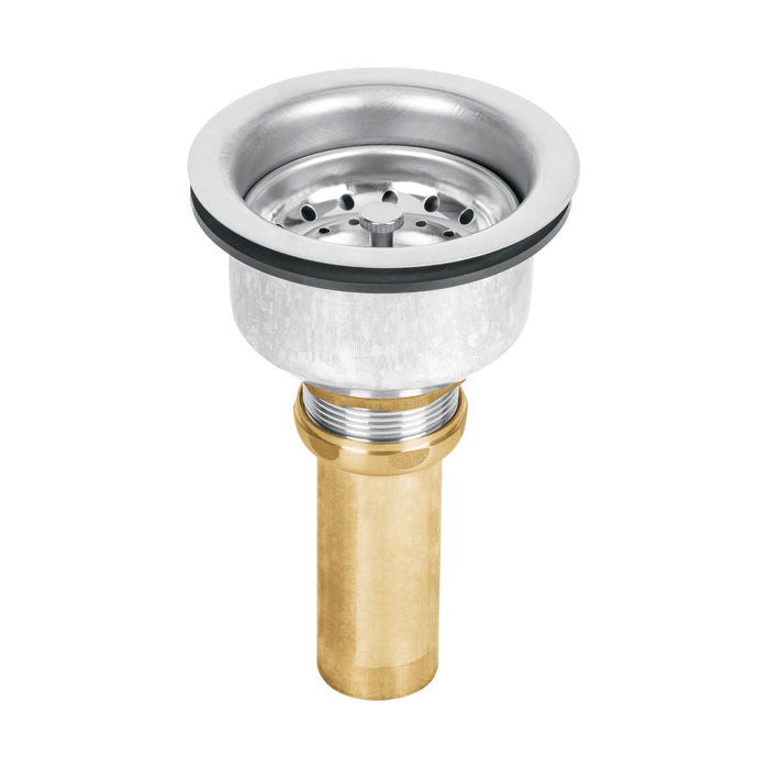 Contracanasta 3-1/2' inox, instalafácil, cpo profundo, Foset 47454
