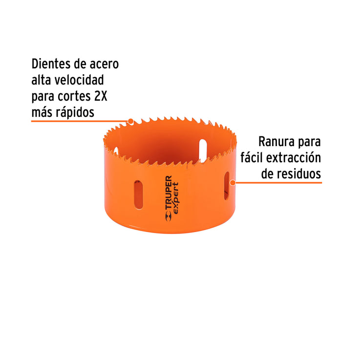 Brocasierra bimetálica 3-1/2', Truper Expert 14717