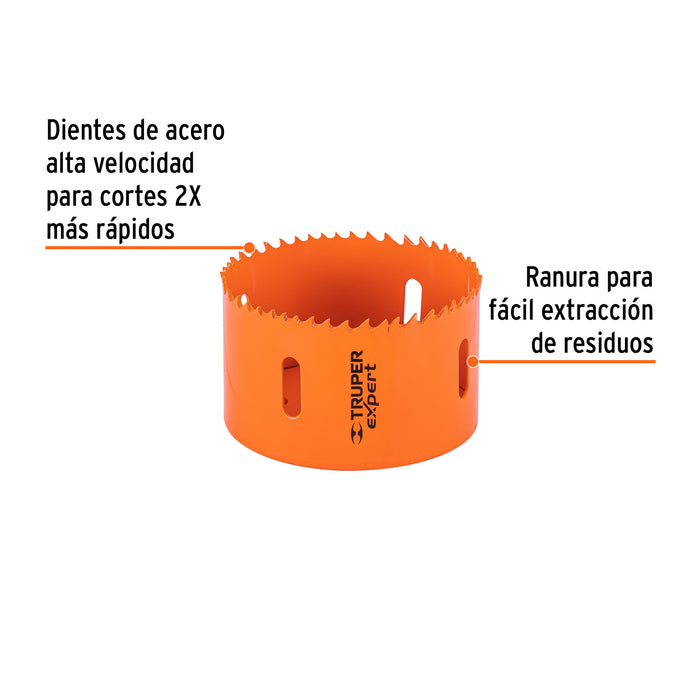 Brocasierra bimetálica 3-1/4', Truper Expert 14638