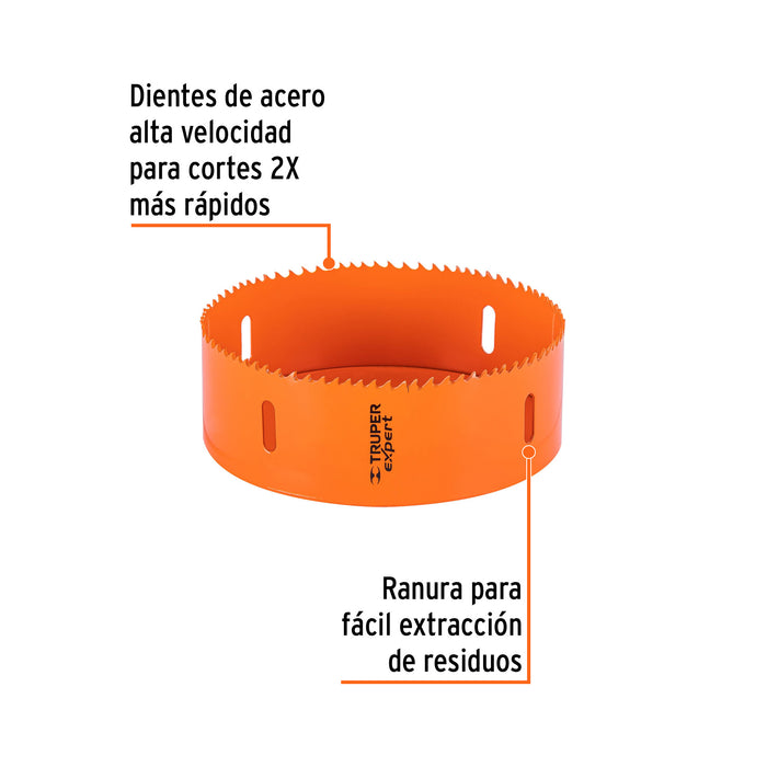 Brocasierra bimetálica 5-1/2', Truper Expert 14930