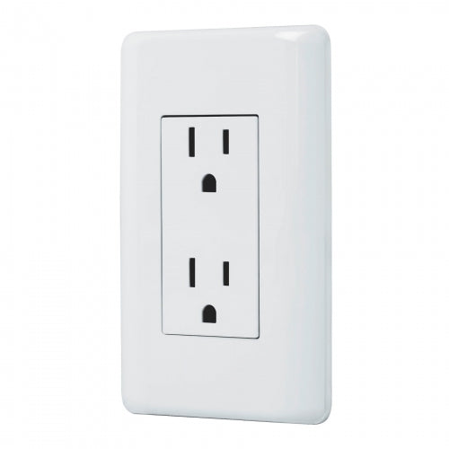 Contacto dúplex, 2 polos + tierra, Volteck Basic 25076 CODO-B