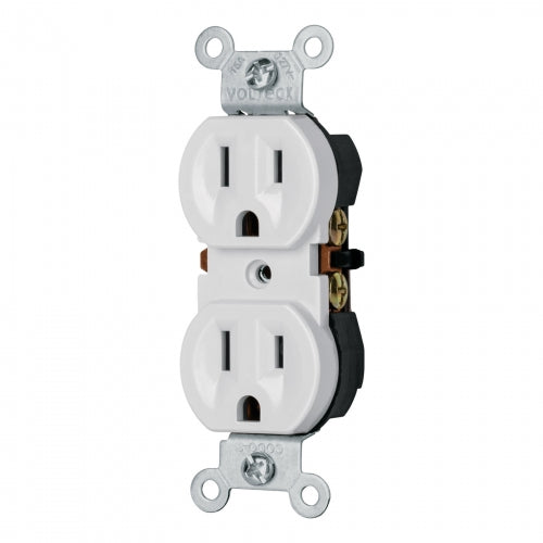 Contacto dúplex, 2 polos 3 hilos, Standard, granel, blanco 47733 CODO-SGB