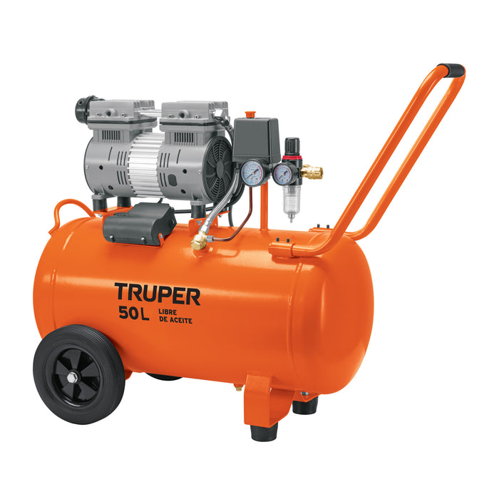 Compresor de aire, silencioso libre de aceite, 50 L, 2 HP 102959 COMP-50Q