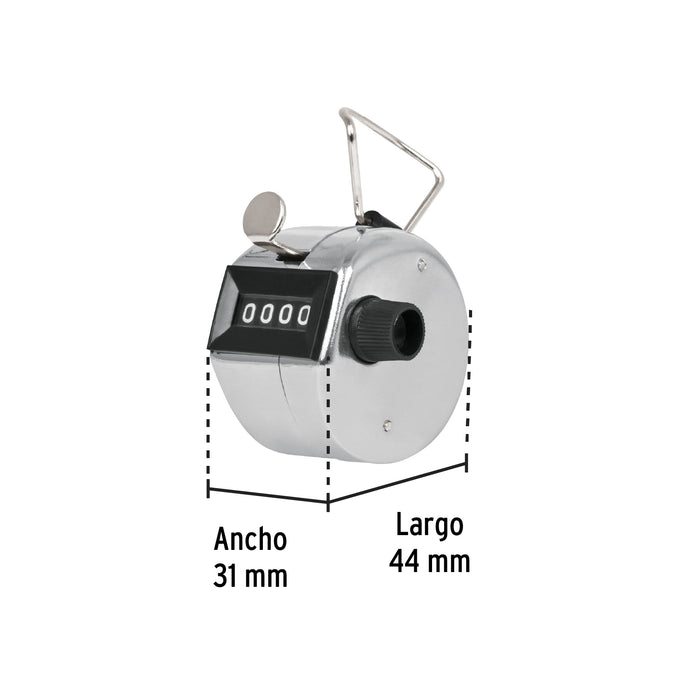 Contador manual de 4 dígitos, Pretul 24990 CON-10M