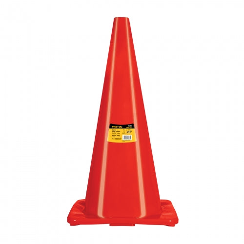 Cono de precaución de 70 cm de PVC, Pretul 28253 CONO-70P