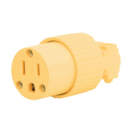 Contacto industrial plástico aterrizado, 2 polos+tierra 46117 COP-A