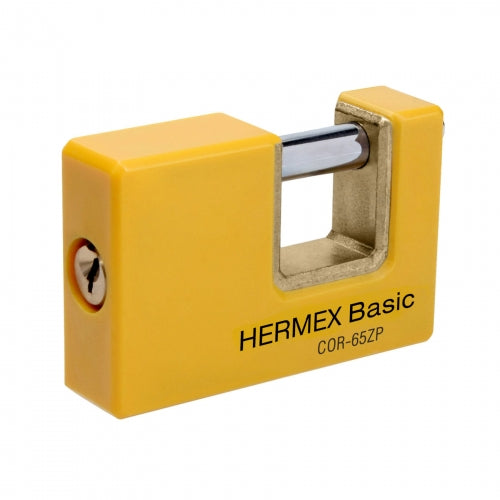 Candado antipalanca 65 mm cuerpo metálico, Hermex Basic 22514 COR-65ZP