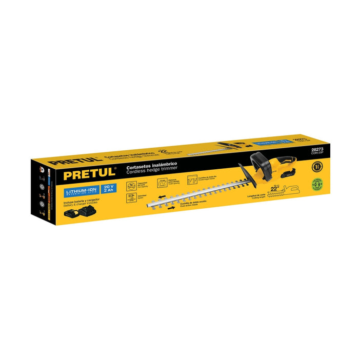 Cortasetos inalámbrico, 20 V, Pretul 28273 CORI-20P