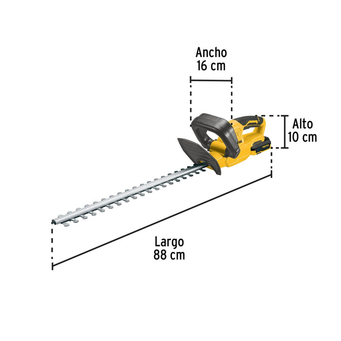 Cortasetos inalámbrico, 20 V, Pretul 28273 CORI-20P