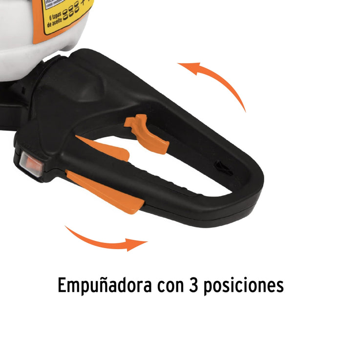 Cortasetos con motor a gasolina 26 cc, profesional, Truper 12251 COS-26X