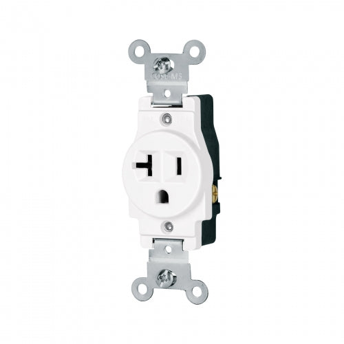 Contacto sencillo, 2 polos 3 hilos, 20 A, Standard, blanco 47730 COSE-MSB