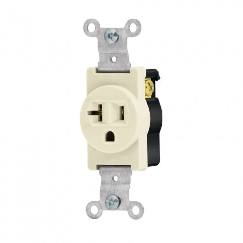 Contacto sencillo, 2 polos 3 hilos, 20 A, Standard, marfil 46101 COSE-MS