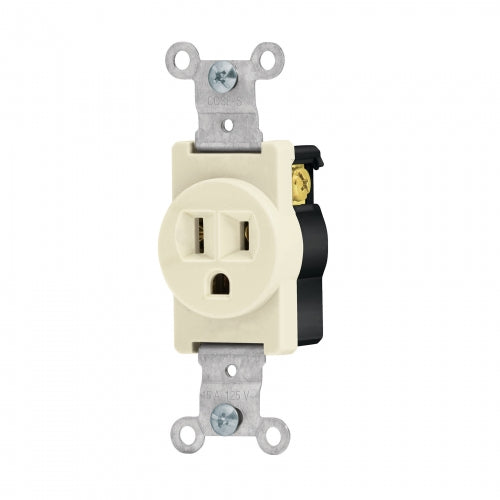 Contacto sencillo, 2 polos 3 hilos, Standard, marfil 46109 COSE-S