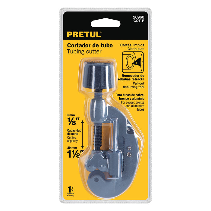 Cortador de tubo de cobre 1/8' a 1-1/8' cuchilla 17mm,Pretul 20960 COT-P
