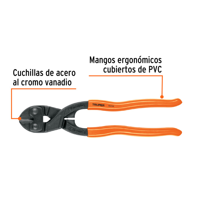 Cortapernos profesional de 8', Truper 103114 CP-8X