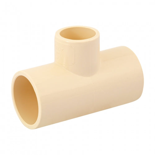 Tee reducida central de CPVC 3/4' x 3/4' x 1/2', Foset 45072 CPVC-722
