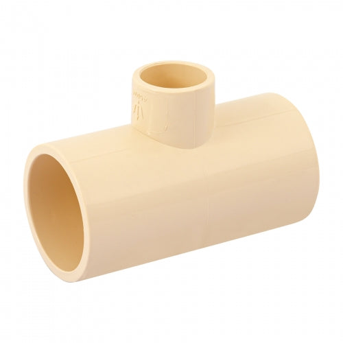 Tee reducida central de CPVC 1' x 1' x 1/2', Foset 45074 CPVC-725