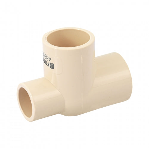 Tee reducida lateral de CPVC 3/4' x 1/2' x 3/4', Foset 48908 CPVC-726