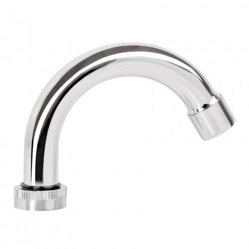 Cuello curvo para mezcladora de lavabo, cromo, Basic 49377 CR-050