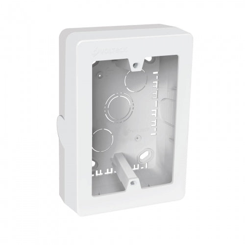 Caja de contactos para canaleta 3' x 5', blanca, Volteck 40141 CRU-3X5