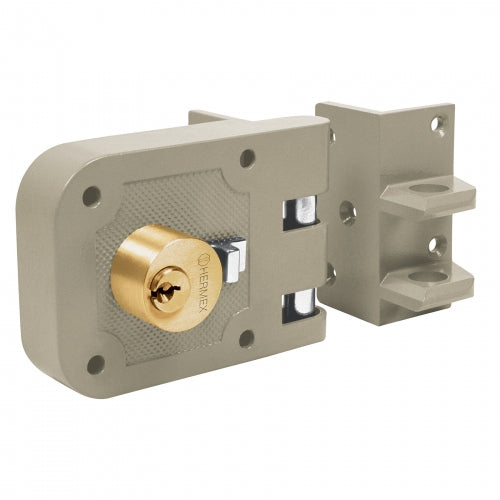 Cerradura sobreponer, puerta corrediza, clásica, derecha 43493 CS-65D