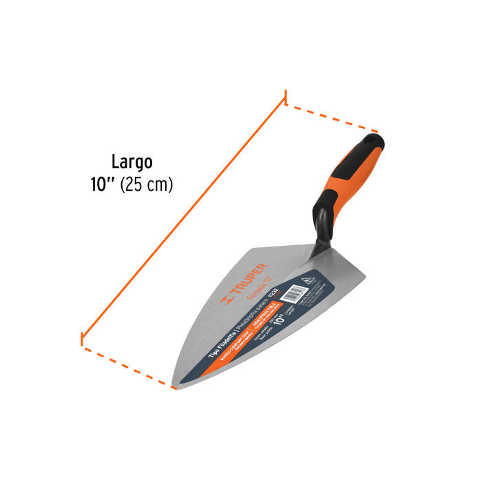 Cuchara p/ albañil 10' forjada tipo Filadelfia, Comfort Grip 11232 CT-10B