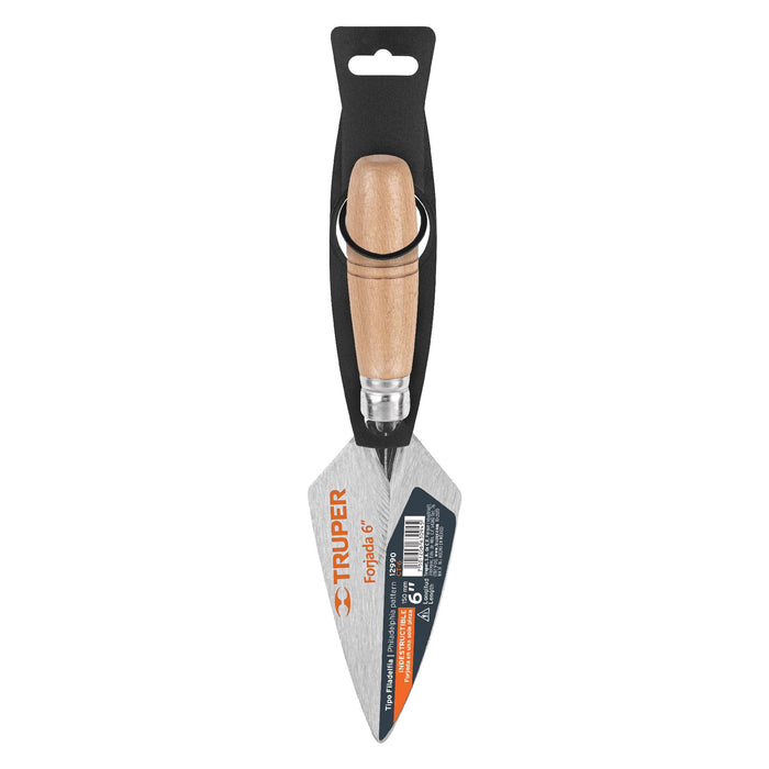Cuchara para albañil 6' forjada tipo Filadelfia, Truper 12990 CT-6