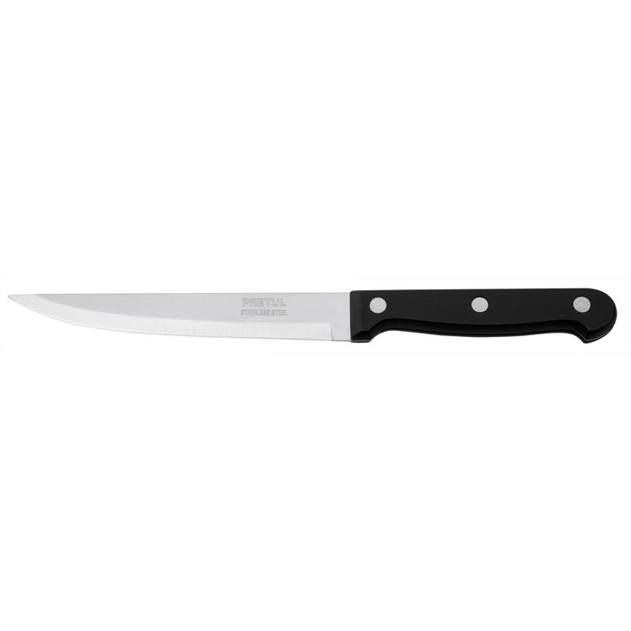 Cuchillo liso para asado 5' mango de plástico, Pretul 23093 CUCH-P53
