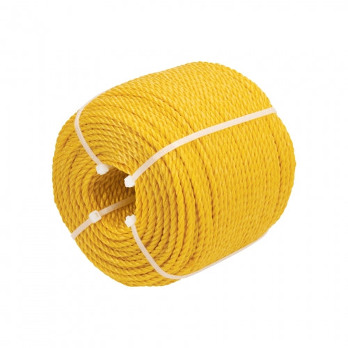 Kilo de cuerda amarilla de polipropileno 4 mm, rollo 1kg 40183 CUE-041K