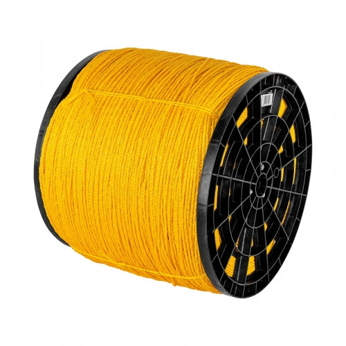 Kilo de cuerda amarilla de polipropileno 4mm, carrete 20 kg 44472 CUE-04K