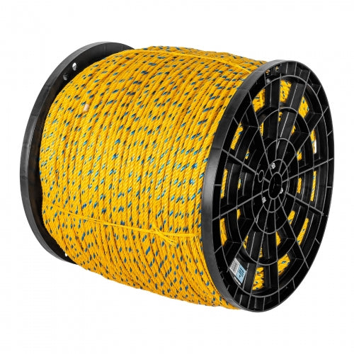 Kilo de cuerda amarilla de polipropileno 6mm, carrete 20kg 44485 CUE-06K