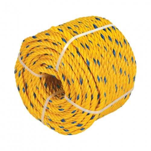 Kilo de cuerda amarilla de polipropileno 8 mm, rollo 1kg 40185 CUE-081K