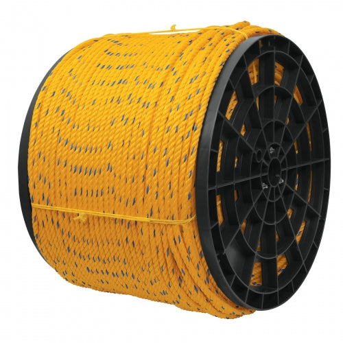 Kilo de cuerda amarilla de polipropileno 8mm, carrete 20kg 44486 CUE-08K