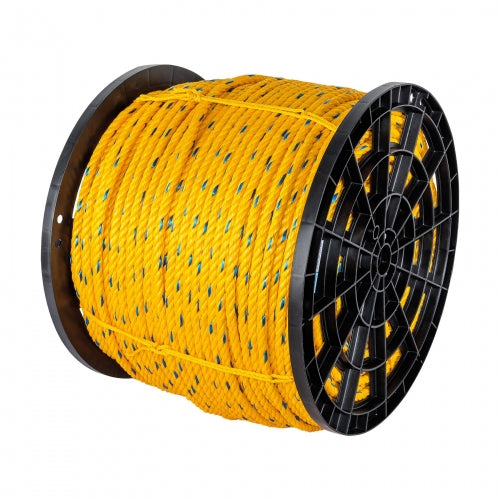 Kilo de cuerda amarilla de polipropileno 13mm, carrete 30kg 44489 CUE-13K