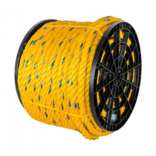 Kilo de cuerda amarilla de polipropileno 25mm, carrete 30kg 44473 CUE-25K