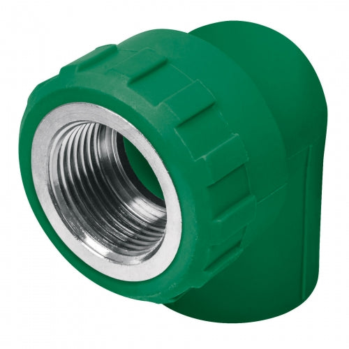 Codo 90° PPR, 1/2', rosca hembra con inserto metálico, Foset 49861 CV-501