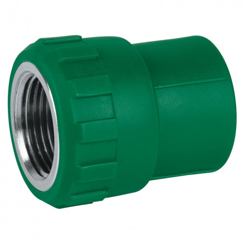 Adaptador PPR 1/2' hembra con inserto metálico, Foset 49885 CV-601