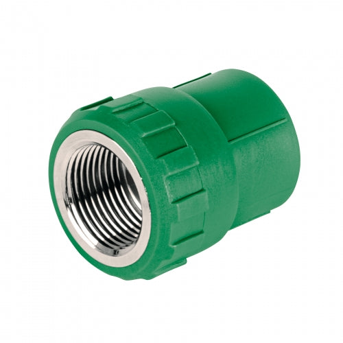 Adaptador PPR 3/4' hembra con inserto metálico, Foset 49886 CV-602