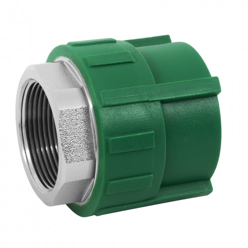 Adaptador PPR 1-1/2' hembra con inserto metálico, Foset 45454 CV-605
