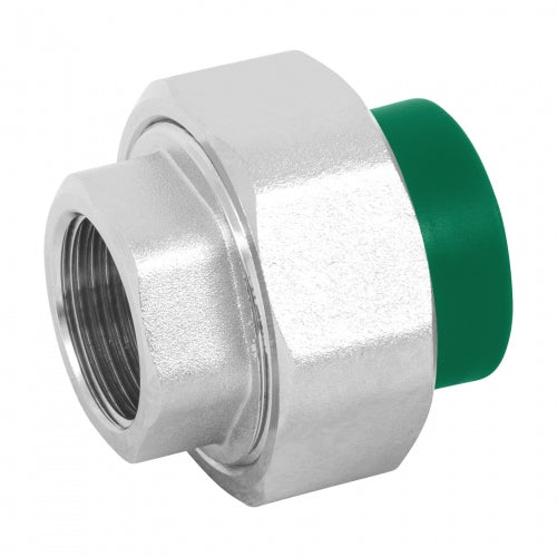 Tuerca unión PPR, mixta inserto metálico, 3/4', Foset 49817 CV-982