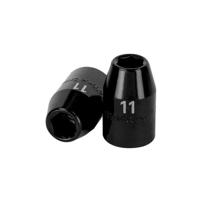 Dado cuadro 1/2' de impacto 6 puntas de 11 mm, Truper 12411 D-7411-M